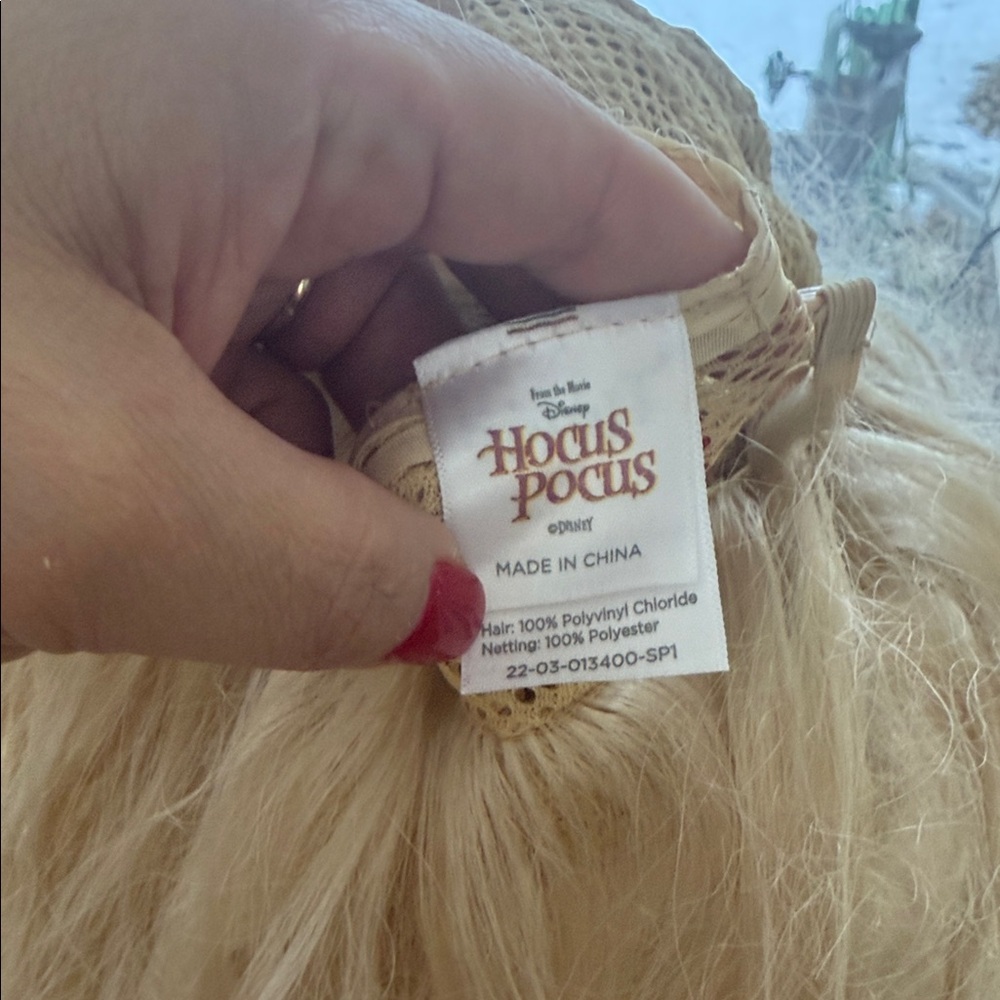 Disney Blonde Curly Wig - Picture 2 of 3
